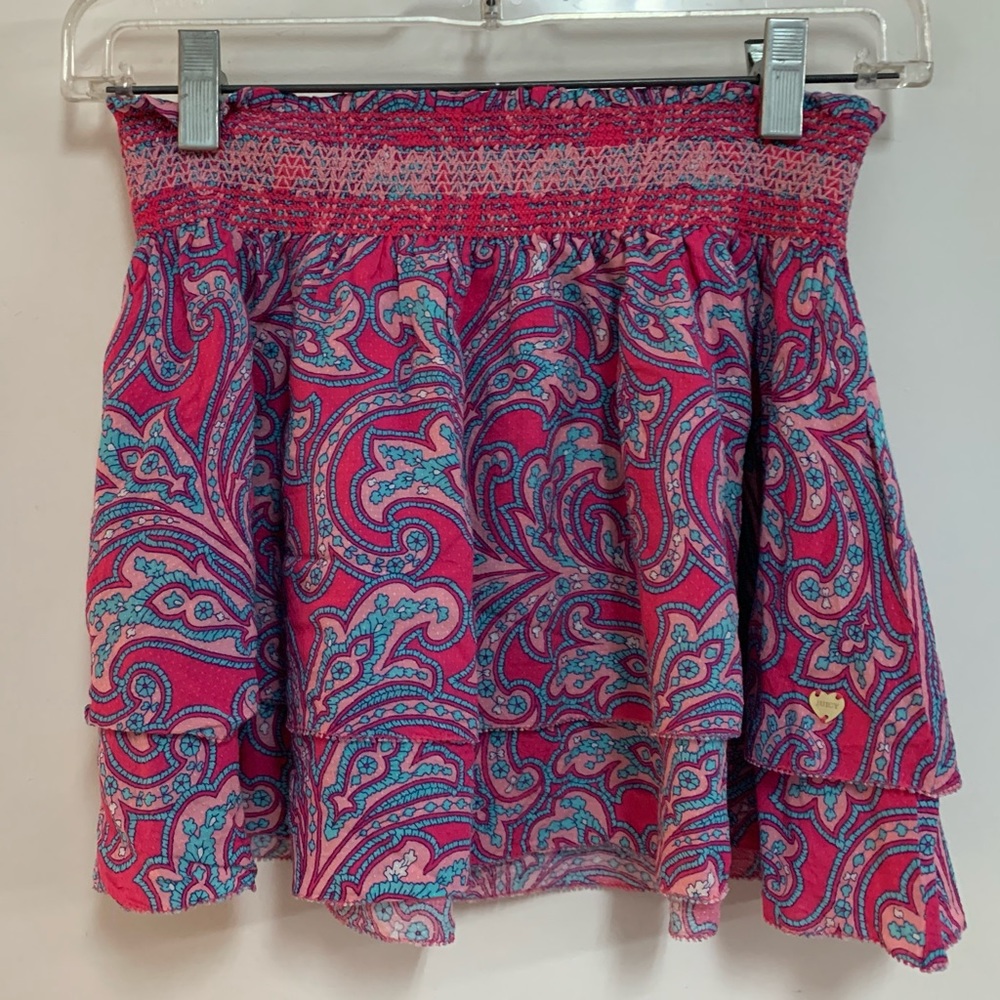 Juicy couture Paisley ruffle Skirt